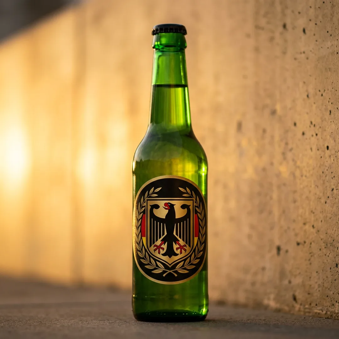 Custom Loyal Pour label mockup for Stahlkurve 1923