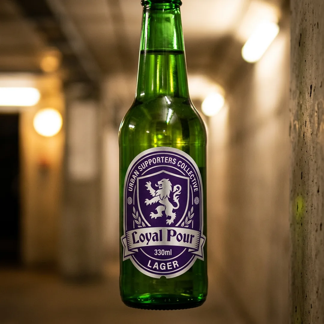 Custom Loyal Pour label mockup for Westgate Ultras